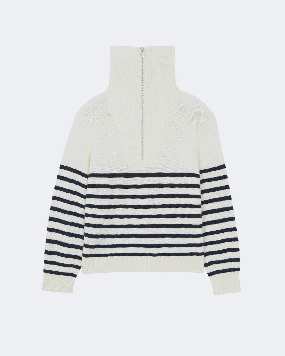 Pull en cachemire blanc pour femme - Kujten packshot