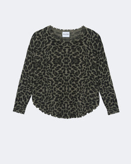 Pull en cachemire kaki pour femme - Kujten packshot