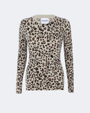 Pull en cachemire blanc et beige pour femme - Kujten packshot