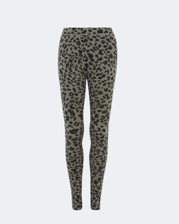 Legging en cachemire kaki pour femme - Kujten packshot