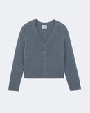 Gilet en cachemire gris pour femme - Kujten packshot