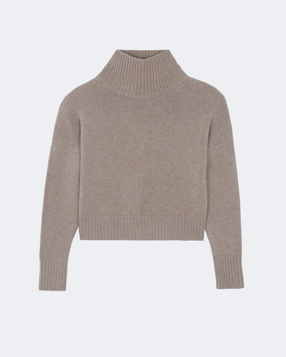 Pull en cachemire marron pour femme - Kujten packshot