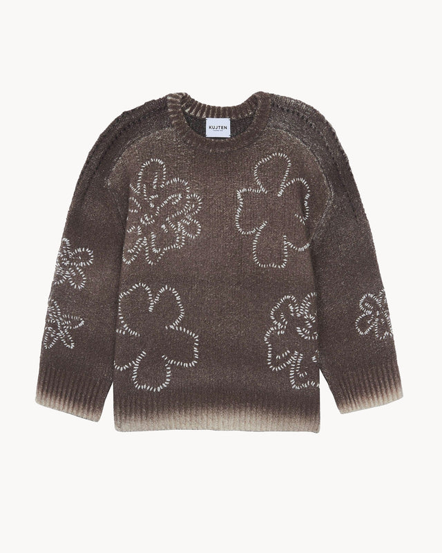 Sweater Diane Flower Spray brown - Image principale