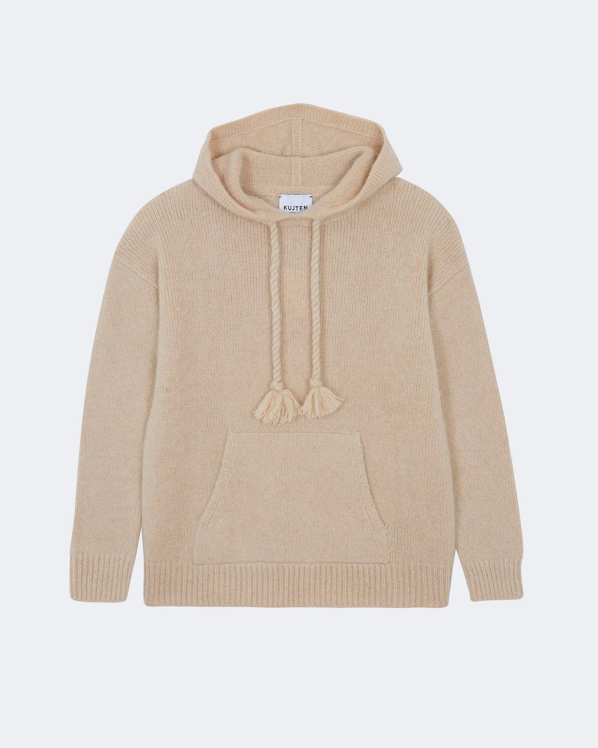 Pull en cachemire beige pour femme - Kujten packshot