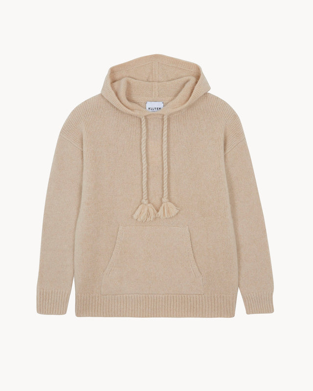 Hoodie Baki marl beige - Image principale