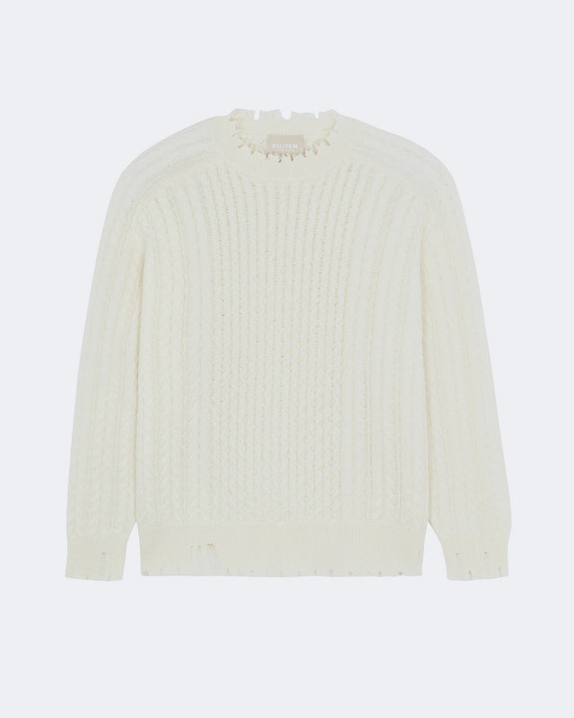 Pull Ita blanc - Image principale