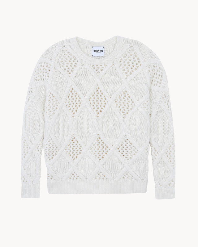 Sweater Romelie Kuro white - Image principale