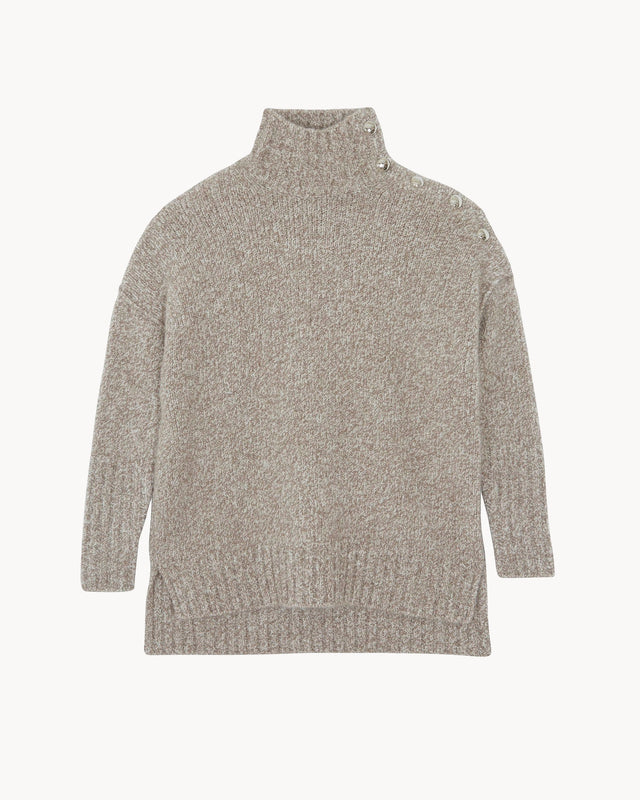 Sweater Pinko Bouclette marl beige - Image principale