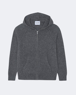 Gilet en cachemire gris pour femme - Kujten packshot