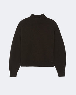 Pull en cachemire marron pour femme - Kujten packshot