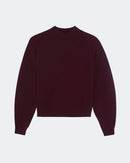 Pull en cachemire bordeaux pour femme - Kujten packshot