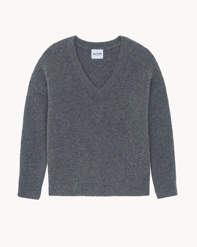 Sweater Catherine flannel gray - Image principale