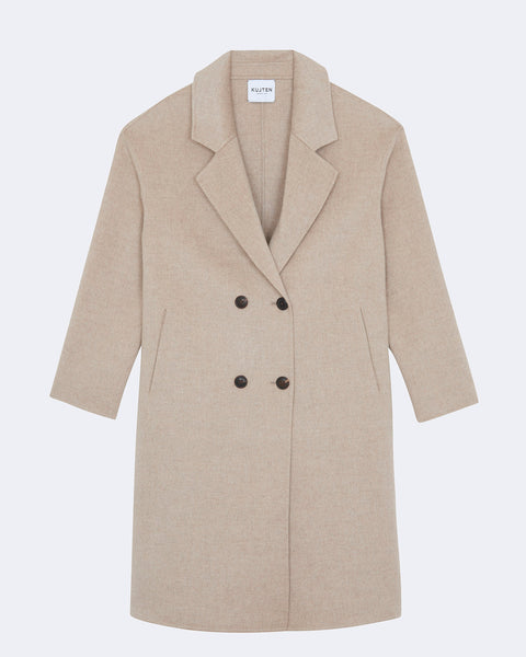 Coat Kaku Oats White - Image 4
