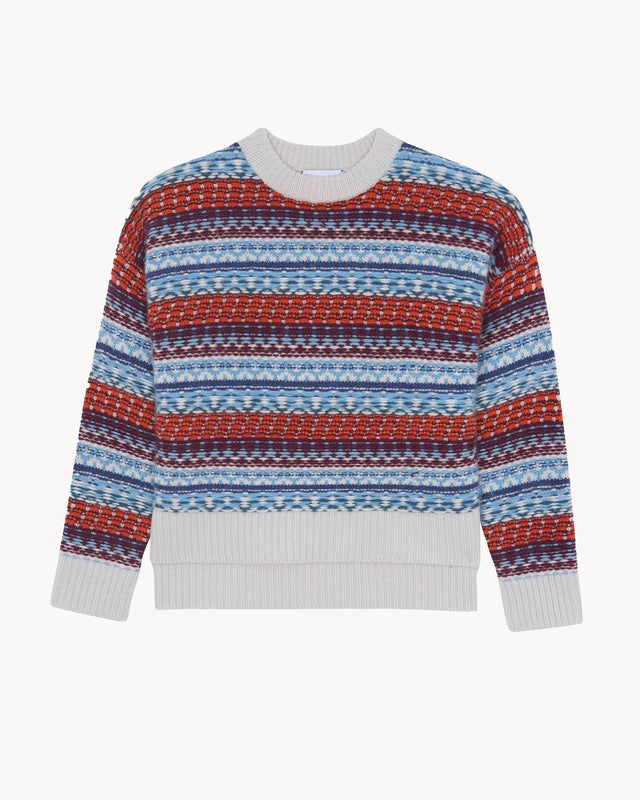 Sweater Riyu coral blue - Image principale
