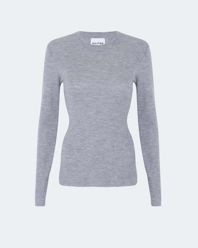 Pull Bibiko gris chiné - Image principale