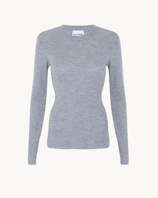 Pull Bibiko gris chiné - Image principale