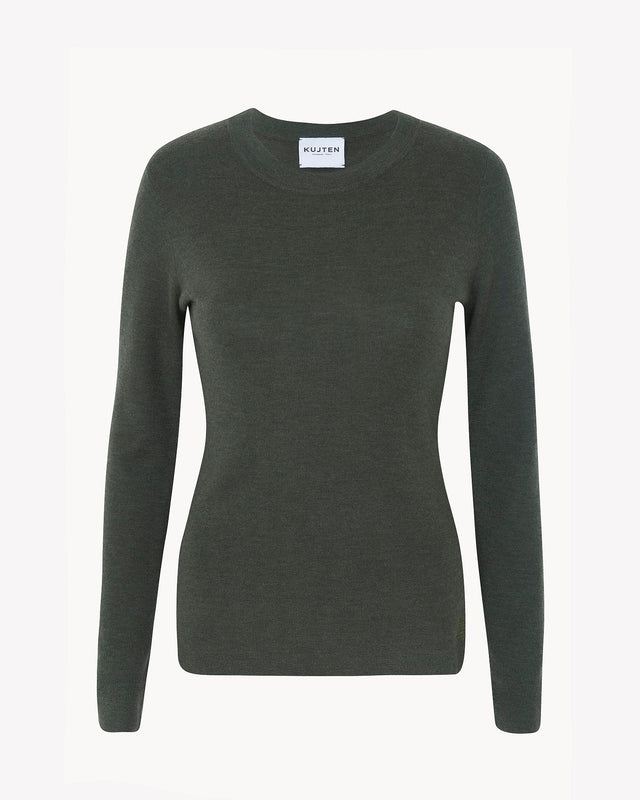 Sweater Bibiko dark khaki - Image principale