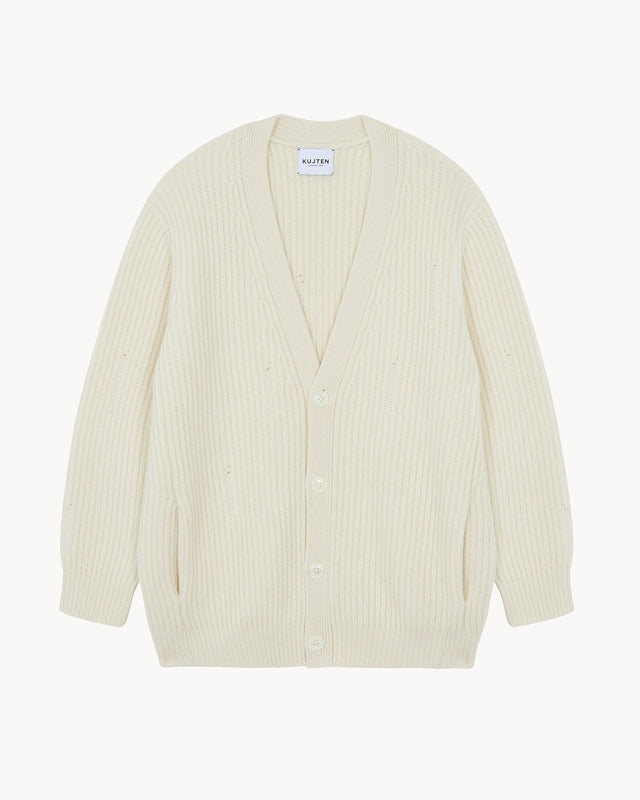 Cardigan Noah blanc - Image principale