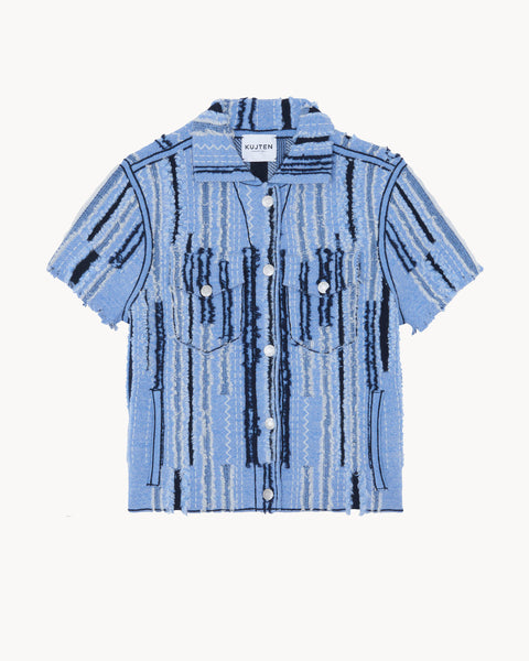 Jacket Jessinda Destroy blue jeans - Image principale