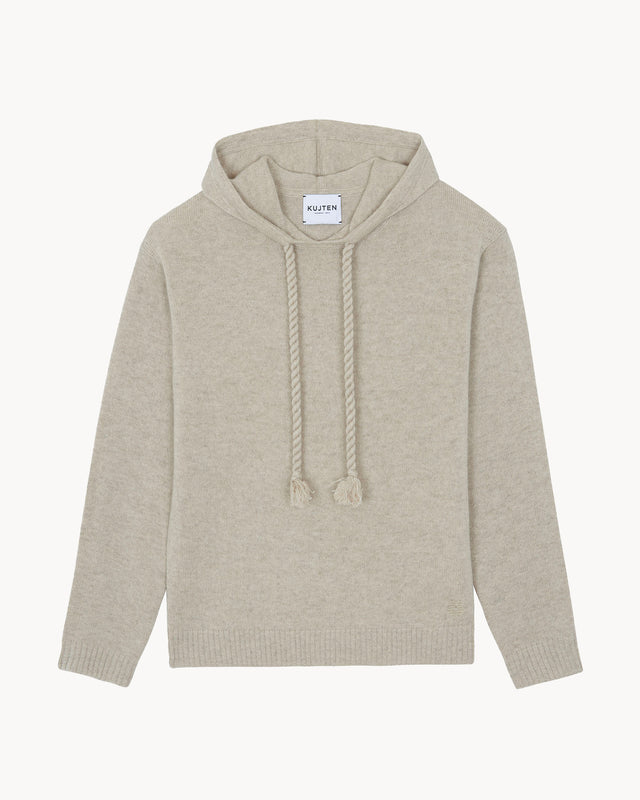 Pull Hoodie Bakia avoine - Image principale