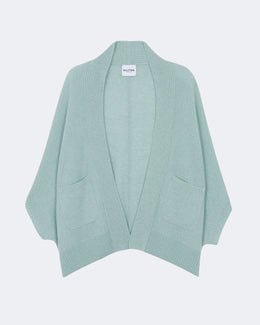 Gilet en cachemire vert pour femme - Kujten packshot