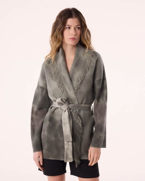 Jacket Miko Bleach Dye khaki - Image principale