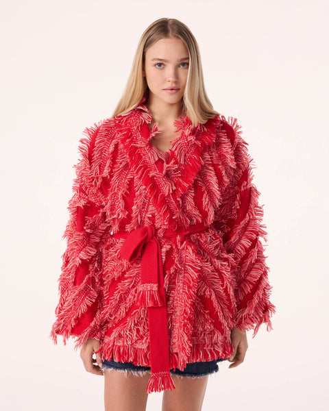Jacket Miko Fringes red - Image principale