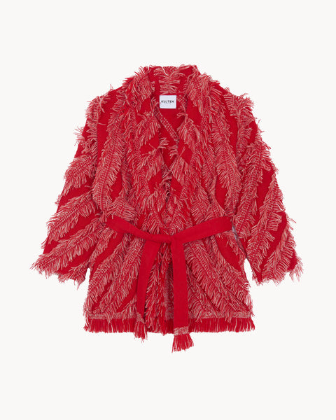 Jacket Miko Fringes red - Image principale