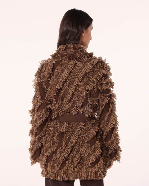 Jacket Miko Fringes brown - Image principale
