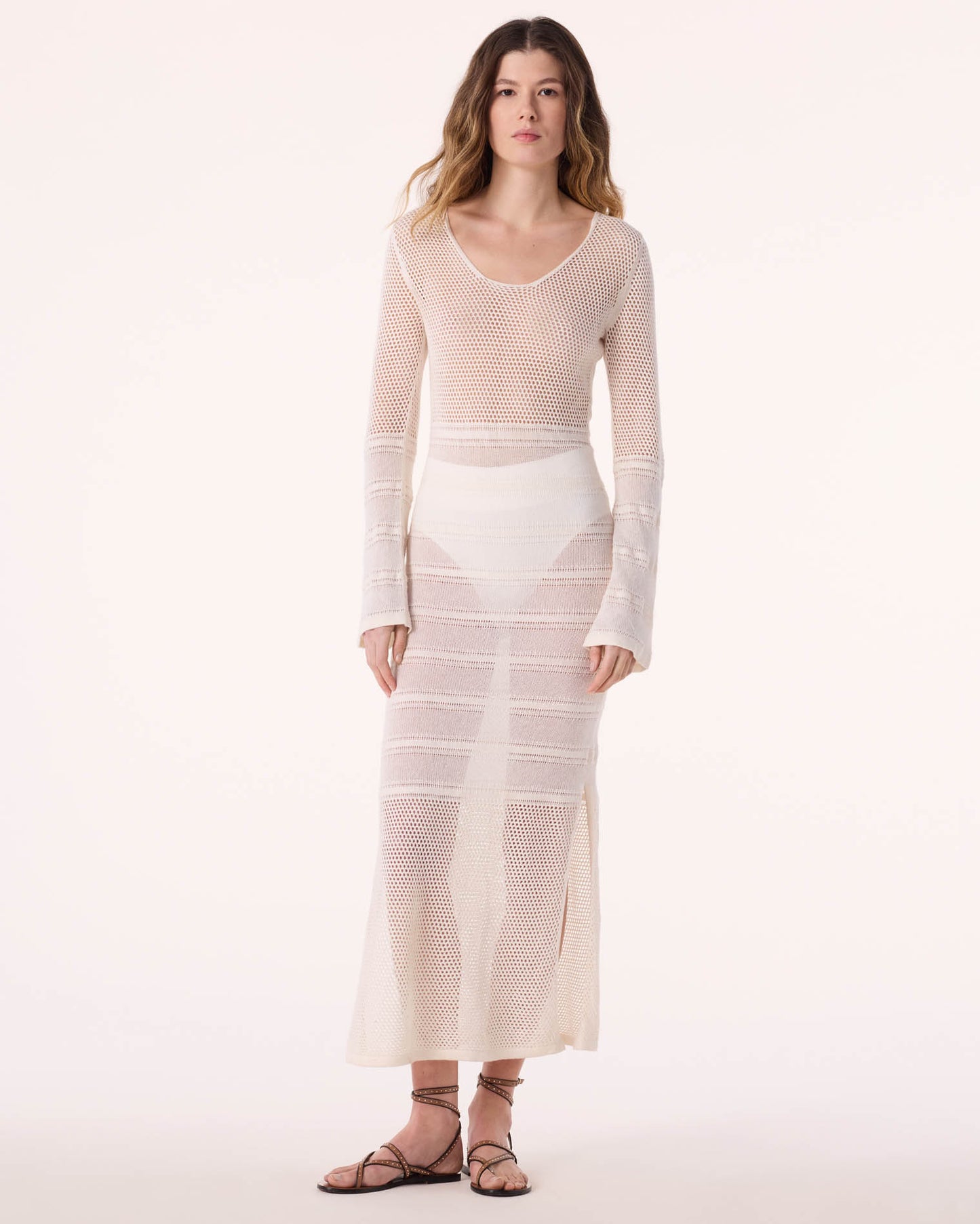 Dress Koffi Crochet white