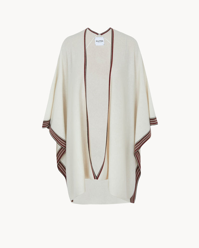 Poncho Bayi white - Image principale