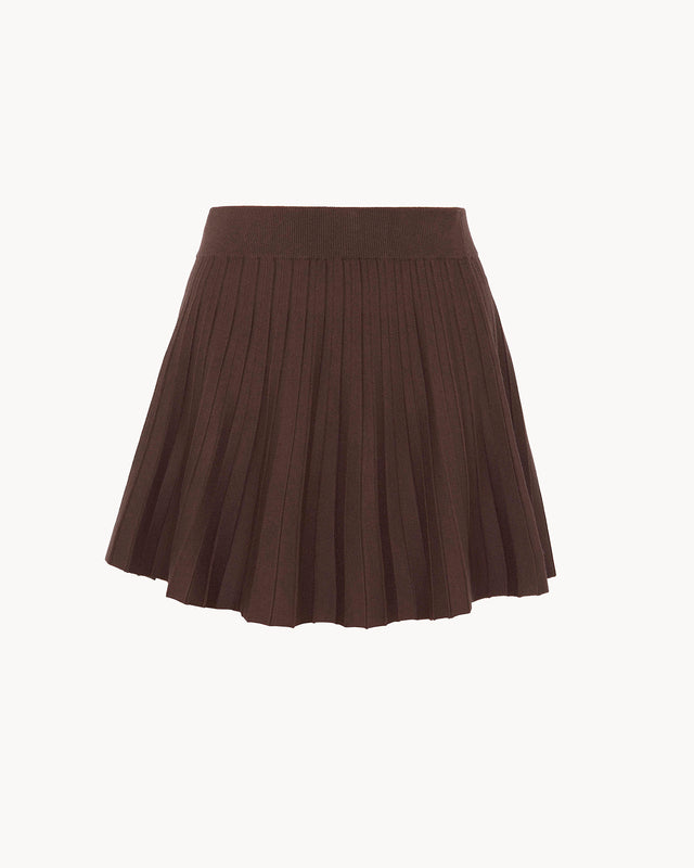 Skirt Mini Aikida dark chestnut - Image principale