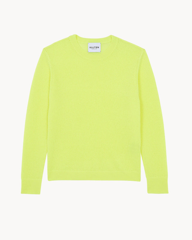 Pull Aisha Jaune Lime - Image principale