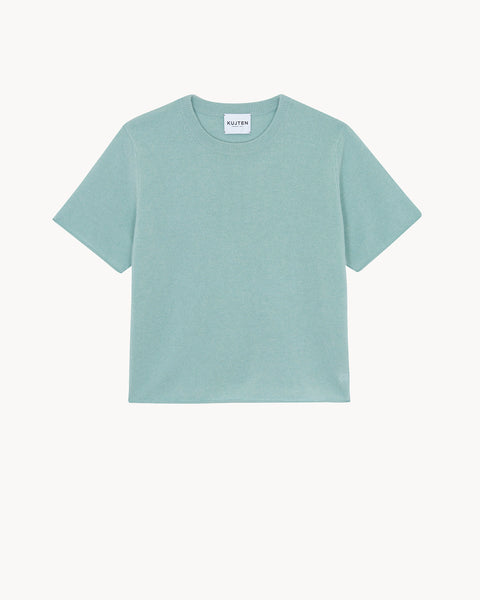 T-Shirt Tee Uni celadon green - Image principale