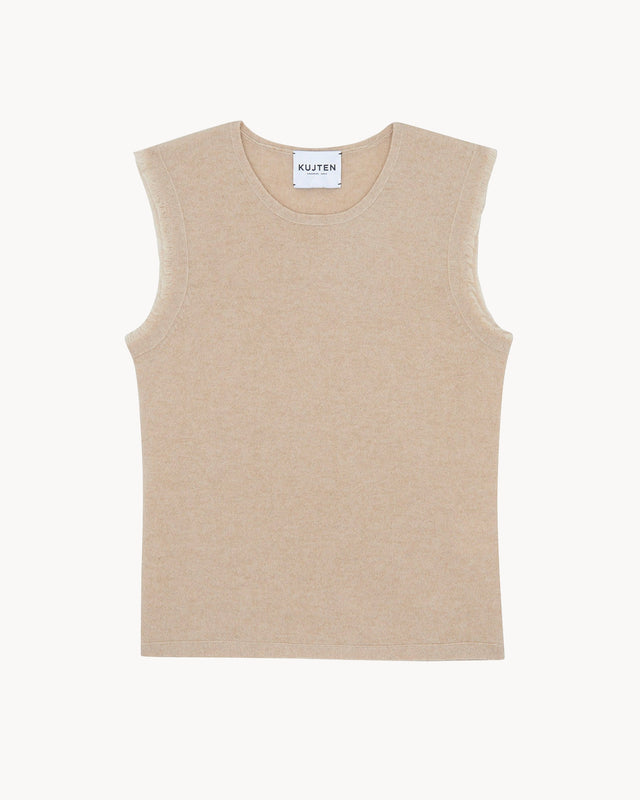Top Lallu beige organic - Image principale
