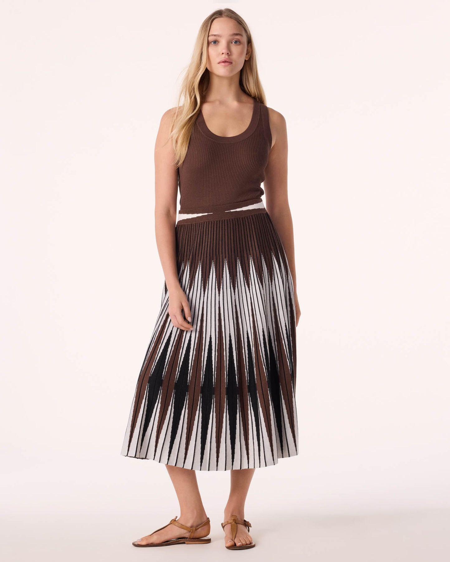 Skirt Kido chestnut brown