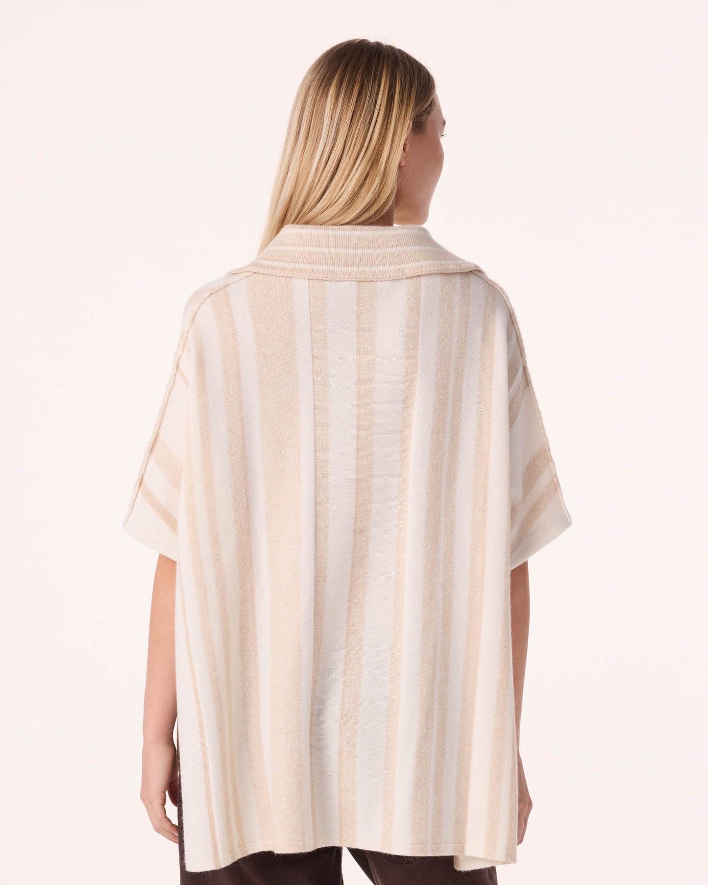 Poncho Busara organic beige