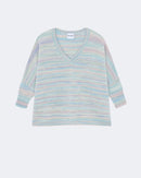 Pull en cachemire multicolore pour femme - Kujten packshot