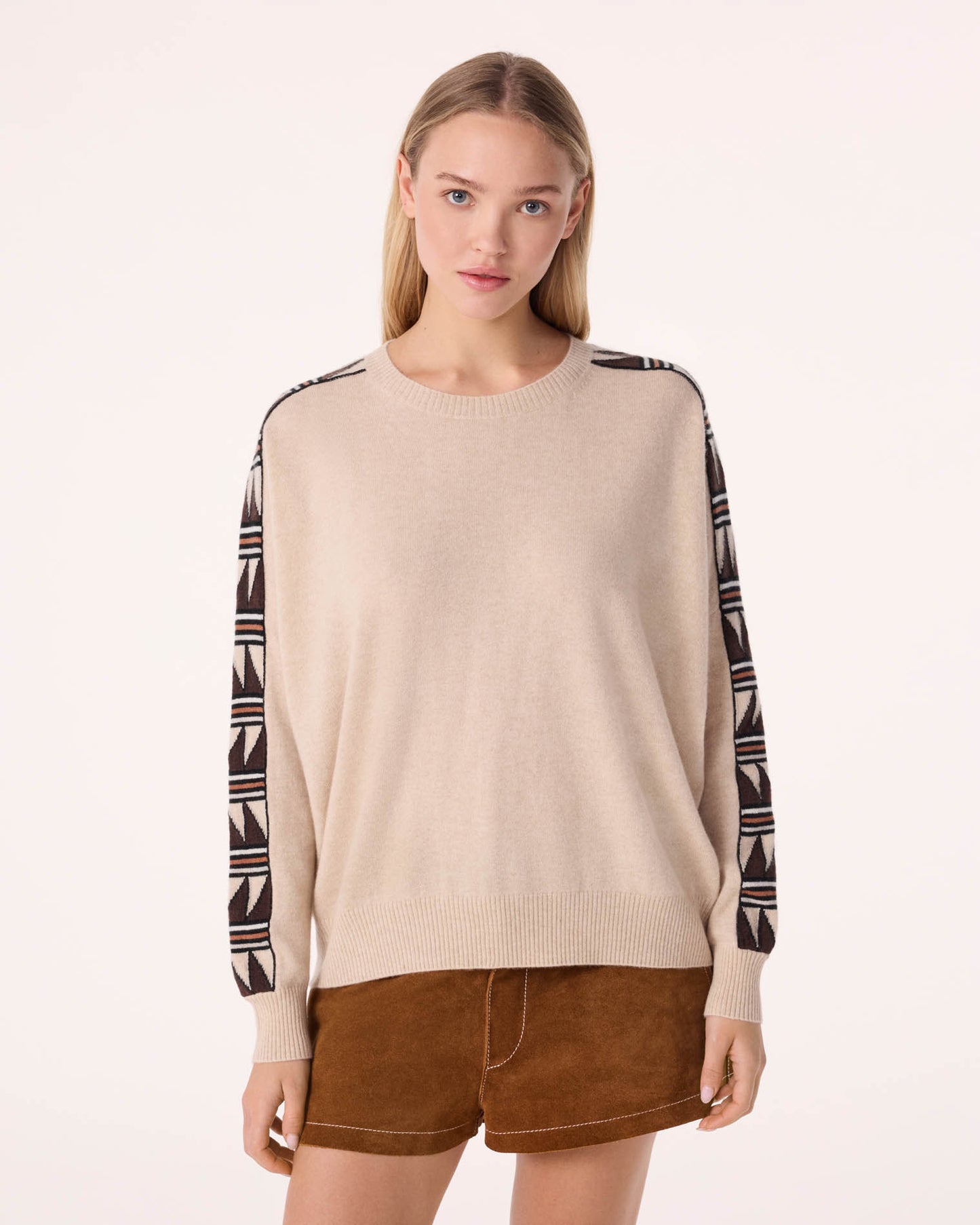 Sweater Amelie Masai organic beige