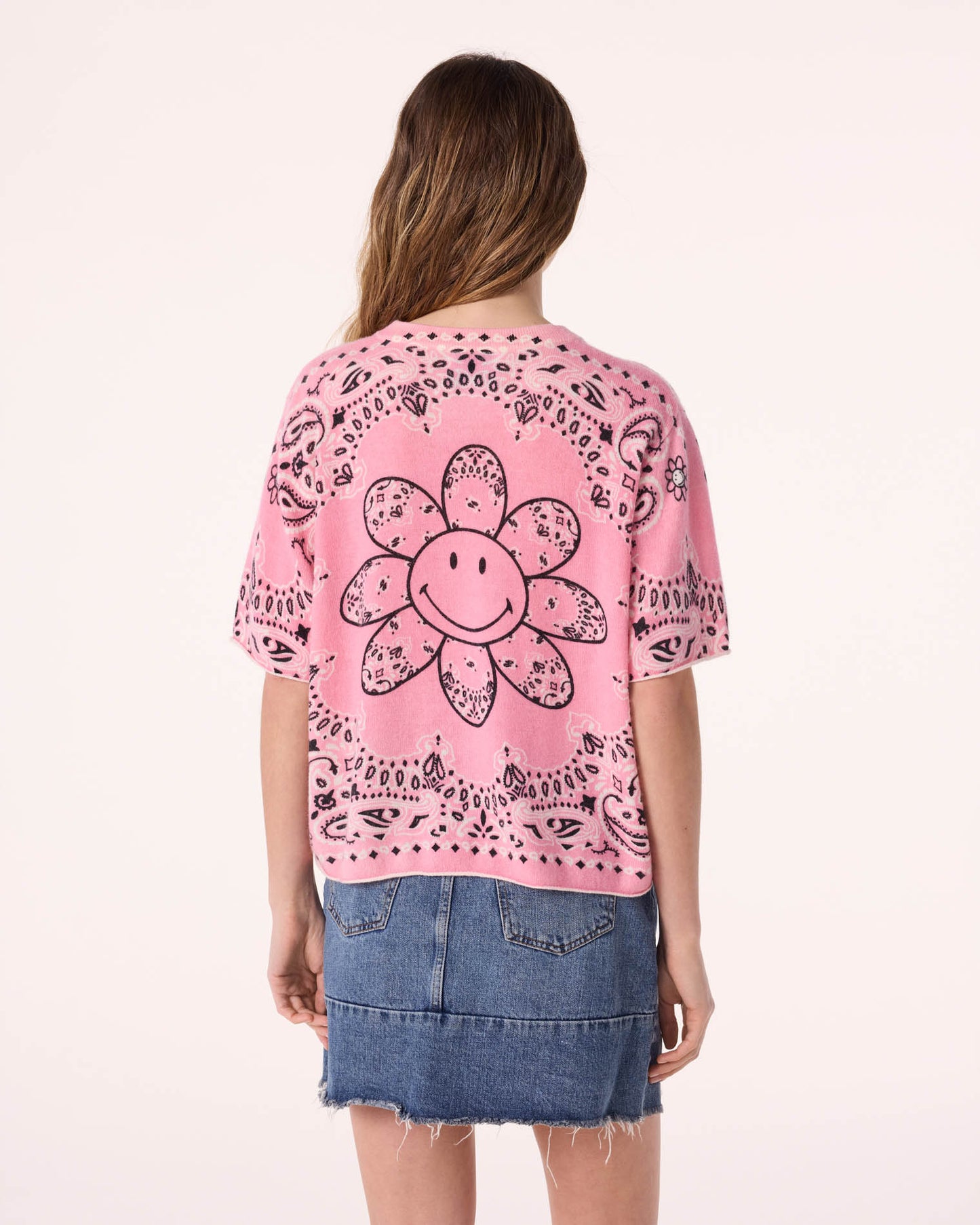 Tee Flower Bico bubblegum pink