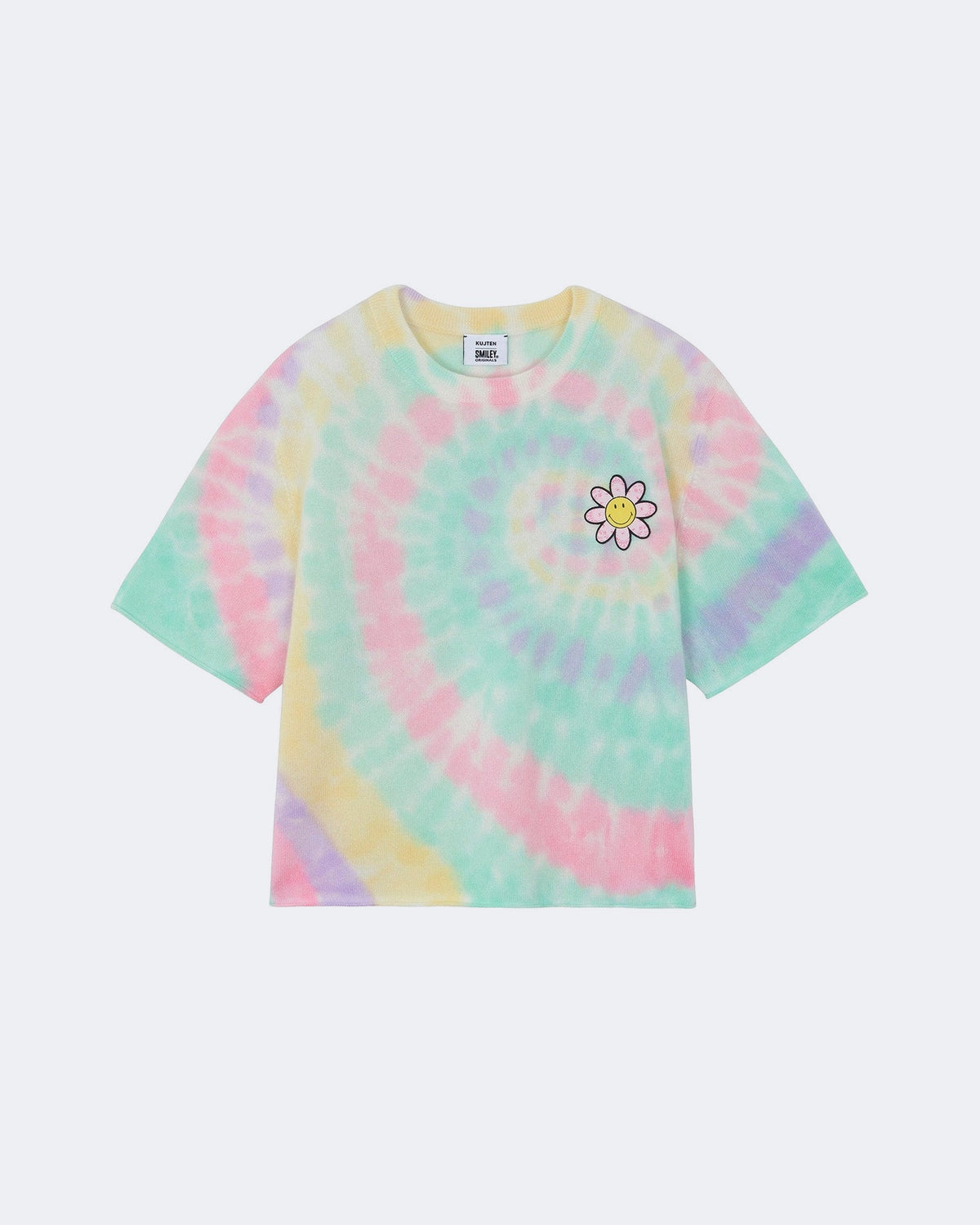 Top en cachemire multicolore pour femme - Kujten packshot