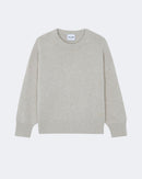 Pull en cachemire blanc et beige pour femme - Kujten packshot