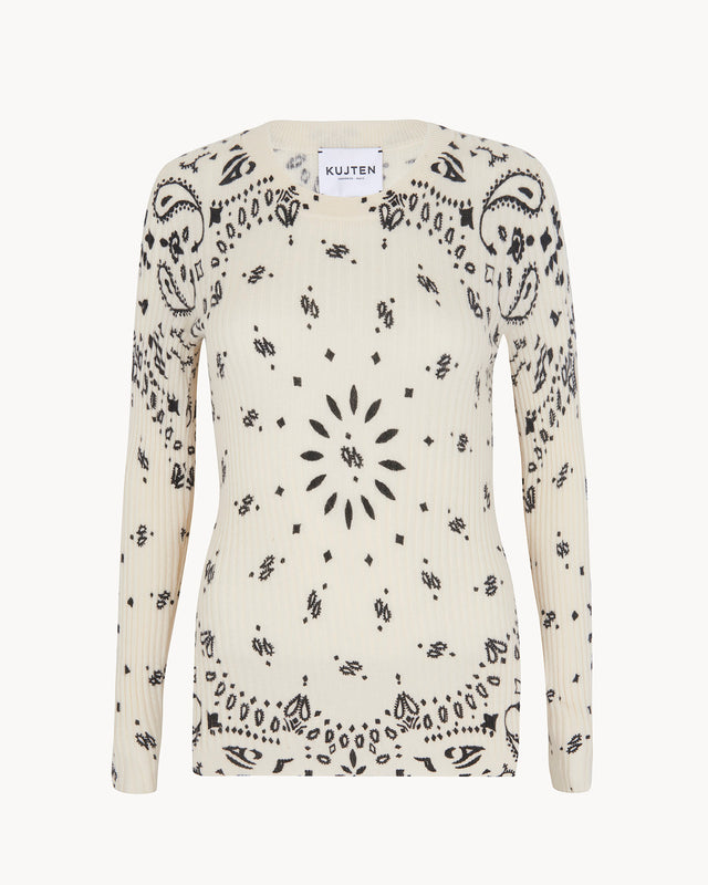 Pull Bibi Bandana blanc - Image principale