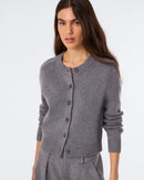 Cardigan Caroline gris flanelle