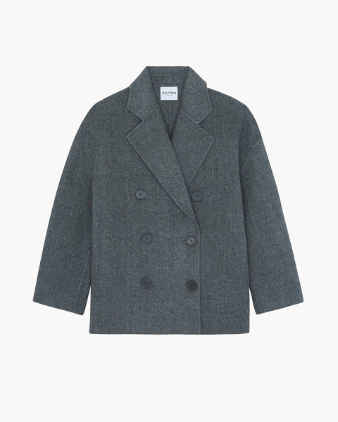 Veste Chacha gris flanelle - Image principale