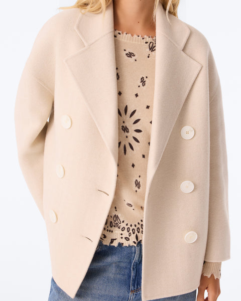 Manteau Chacha blanc - Image 3