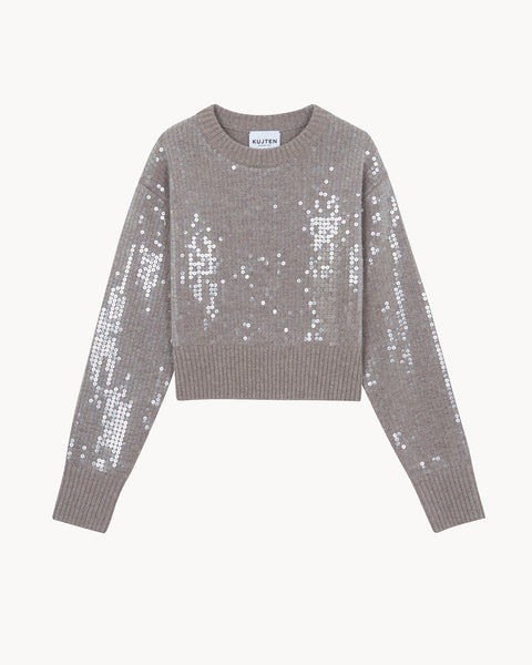 Pull Diva taupe clair - Image principale