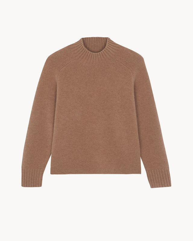 Pull Halifax marron camelo - Image principale