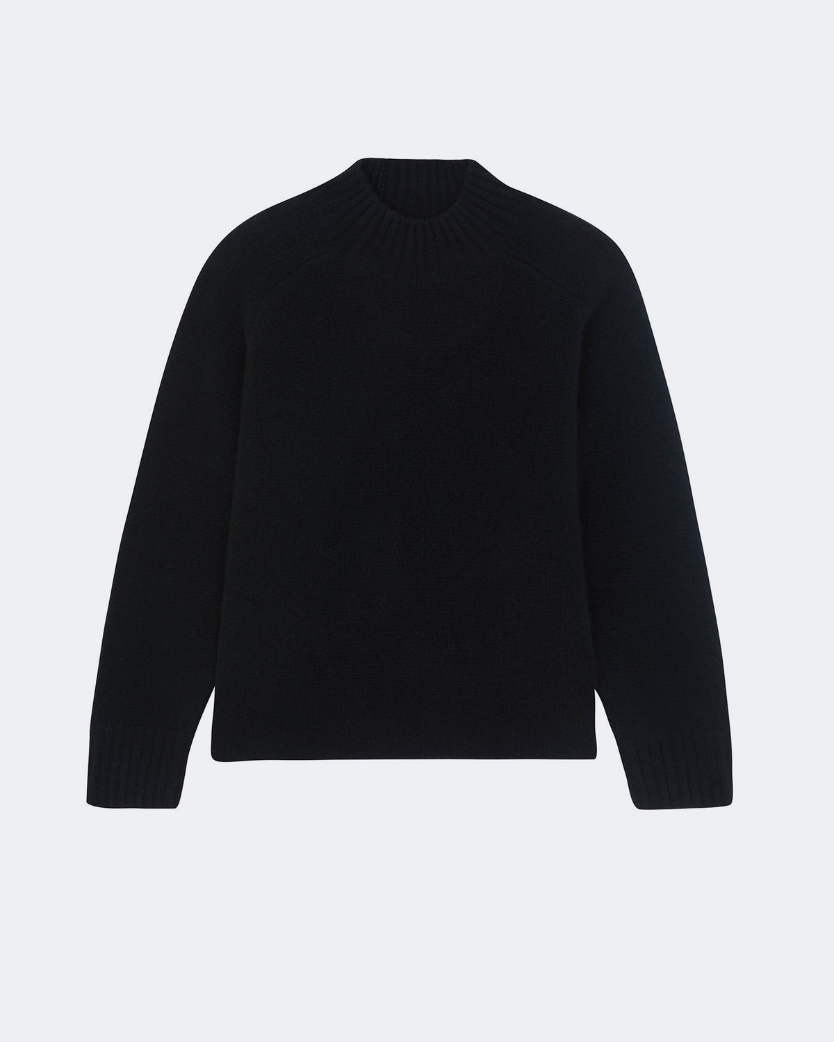 Pull en cachemire noir pour femme - Kujten packshot