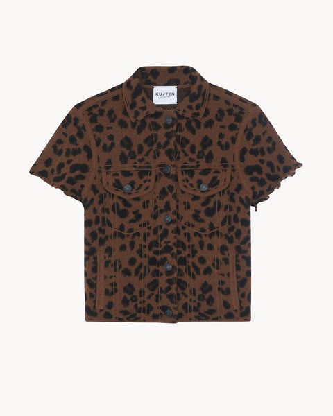 Veste Jessinda Leo marron - Image principale